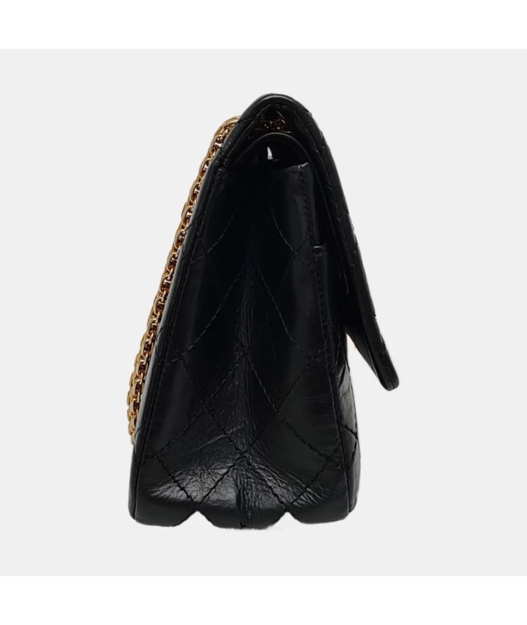 CHANEL Черная кожаная сумка через плечо, фото 3
