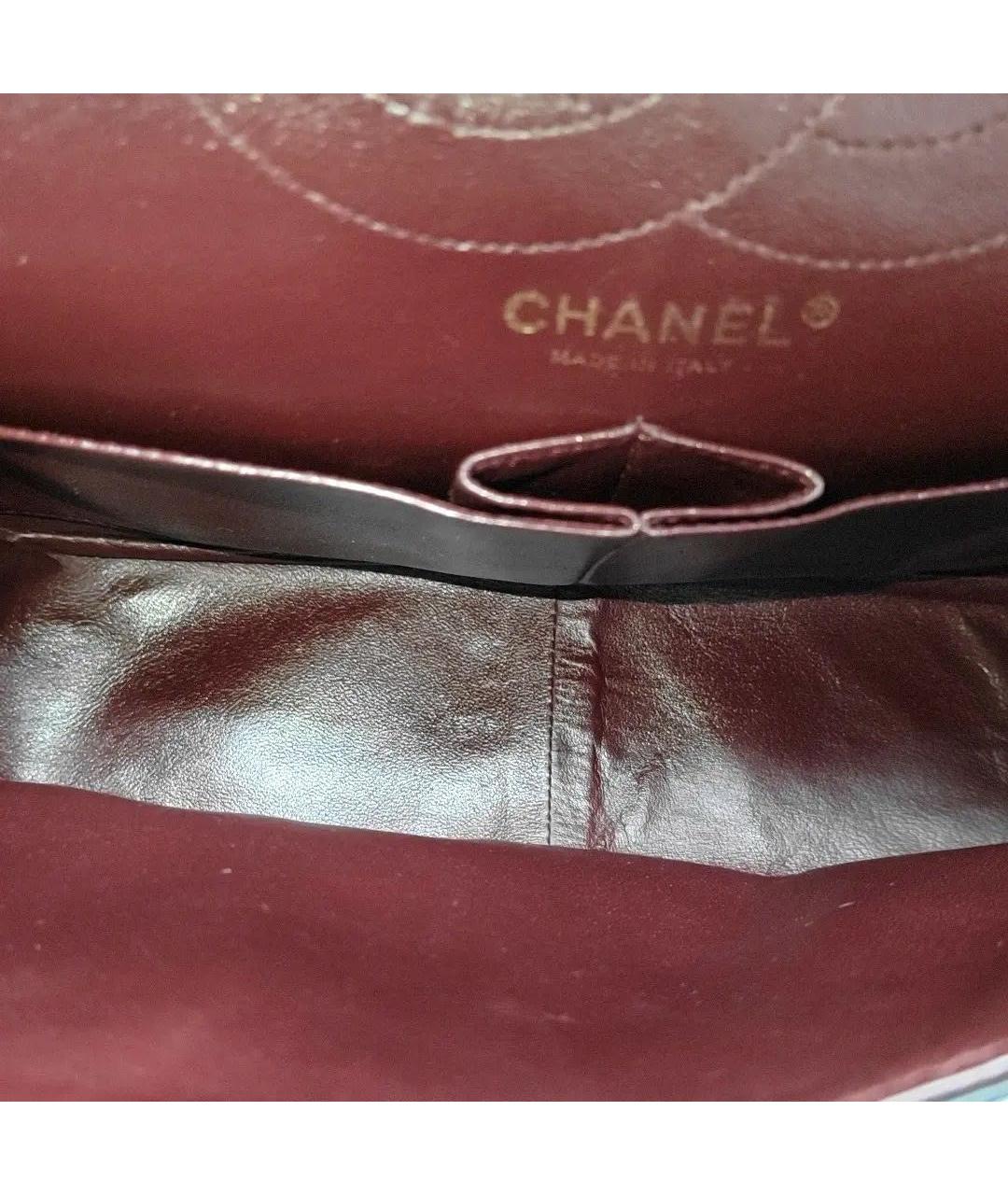 CHANEL Черная кожаная сумка через плечо, фото 8