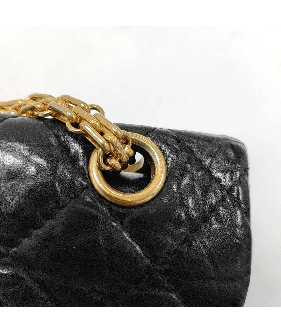 CHANEL Черная кожаная сумка через плечо, фото 5