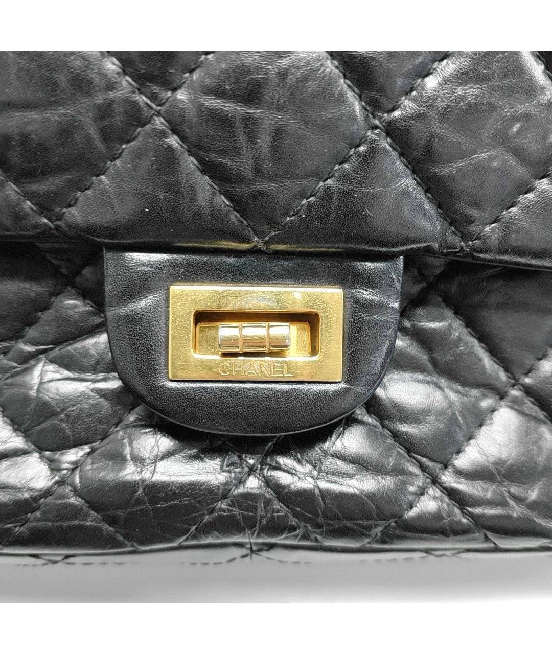 CHANEL Черная кожаная сумка через плечо, фото 7