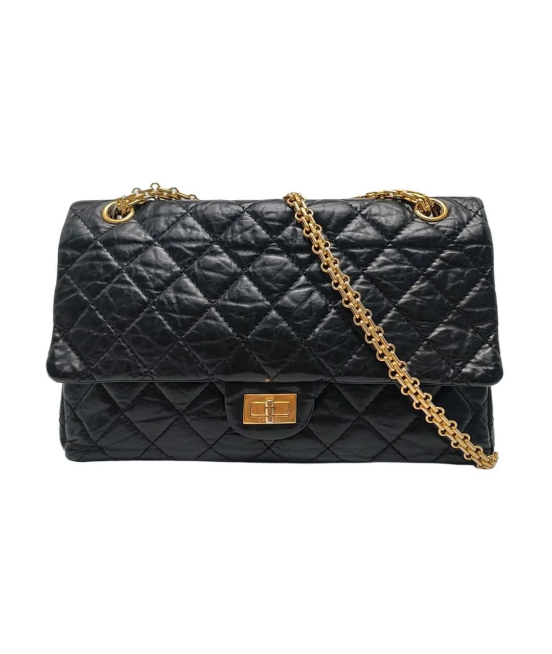 CHANEL Черная кожаная сумка через плечо, фото 1