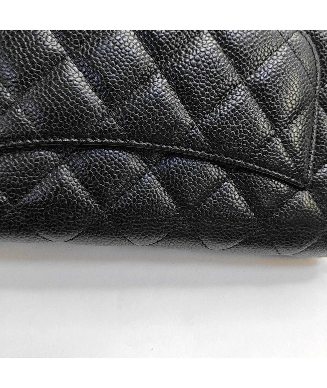 CHANEL Черная кожаная сумка через плечо, фото 8