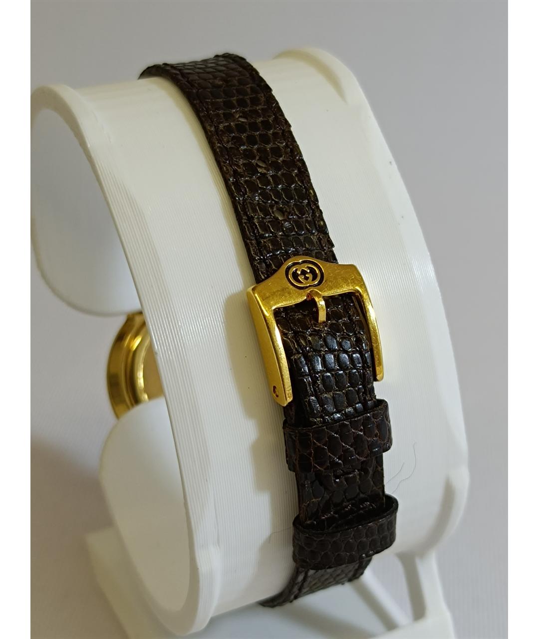 GUCCI Золотые стальные часы, фото 7