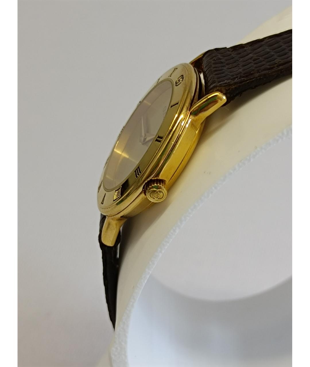 GUCCI Золотые стальные часы, фото 5