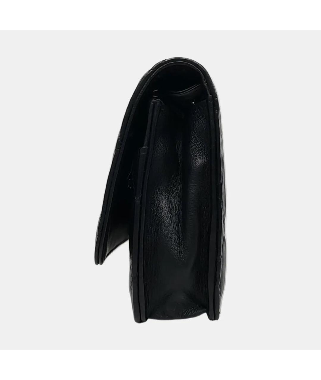 CHANEL Черная кожаная сумка через плечо, фото 2