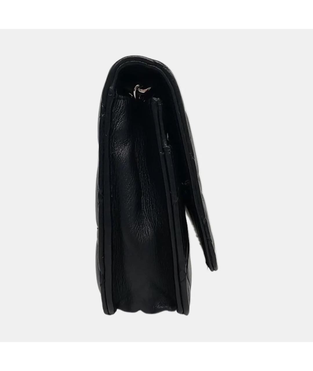 CHANEL Черная кожаная сумка через плечо, фото 3