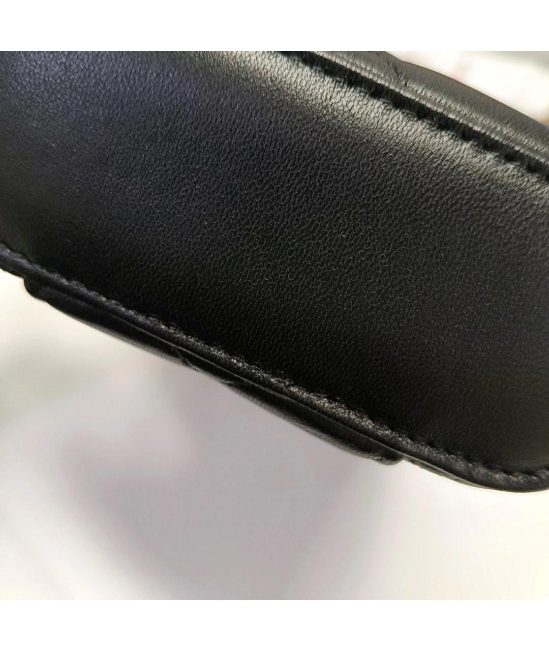 CHANEL Черная кожаная сумка с короткими ручками, фото 7