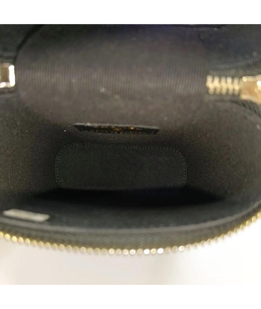 CHANEL Черная кожаная сумка с короткими ручками, фото 5