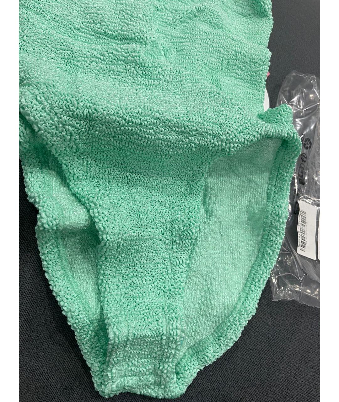 HUNZA G Салатовый купальник, фото 7