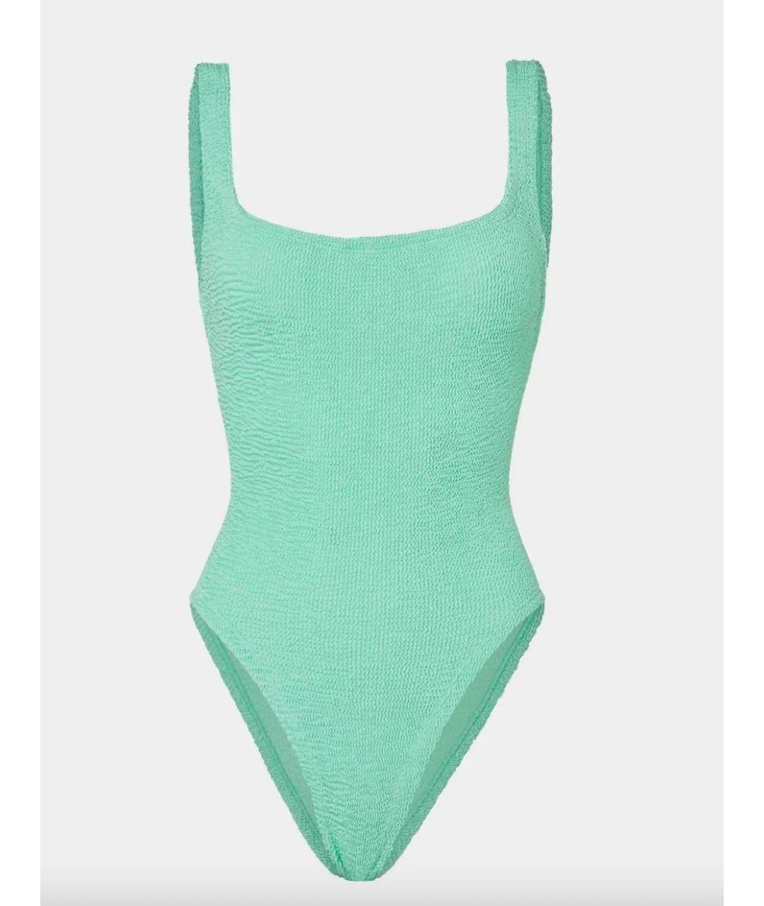 HUNZA G Салатовый купальник, фото 1