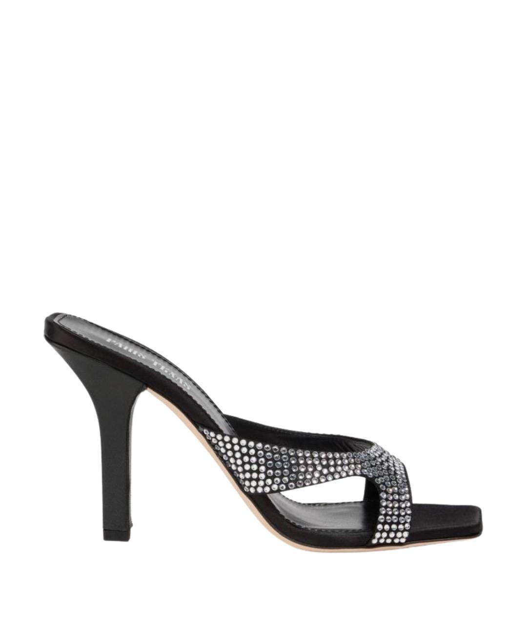 PARIS TEXAS Черные мюли, фото 1