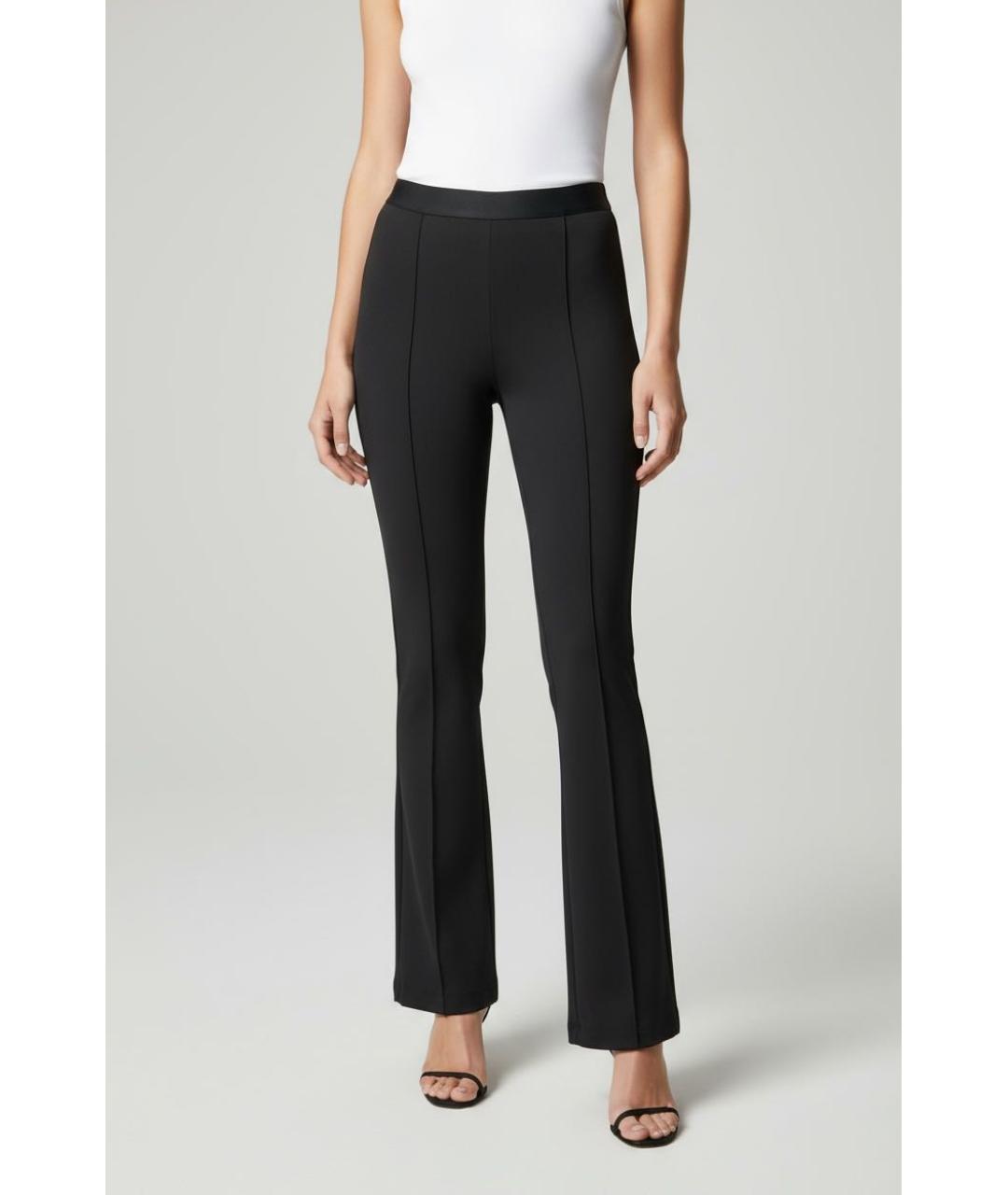 HELMUT LANG Черные вискозные леггинсы и велосипедки, фото 2