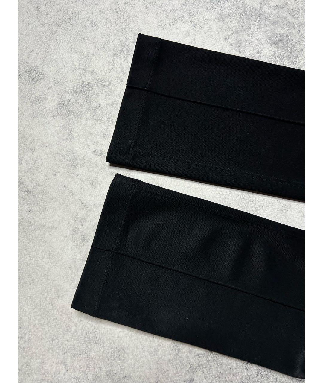 HELMUT LANG Черные вискозные леггинсы и велосипедки, фото 5