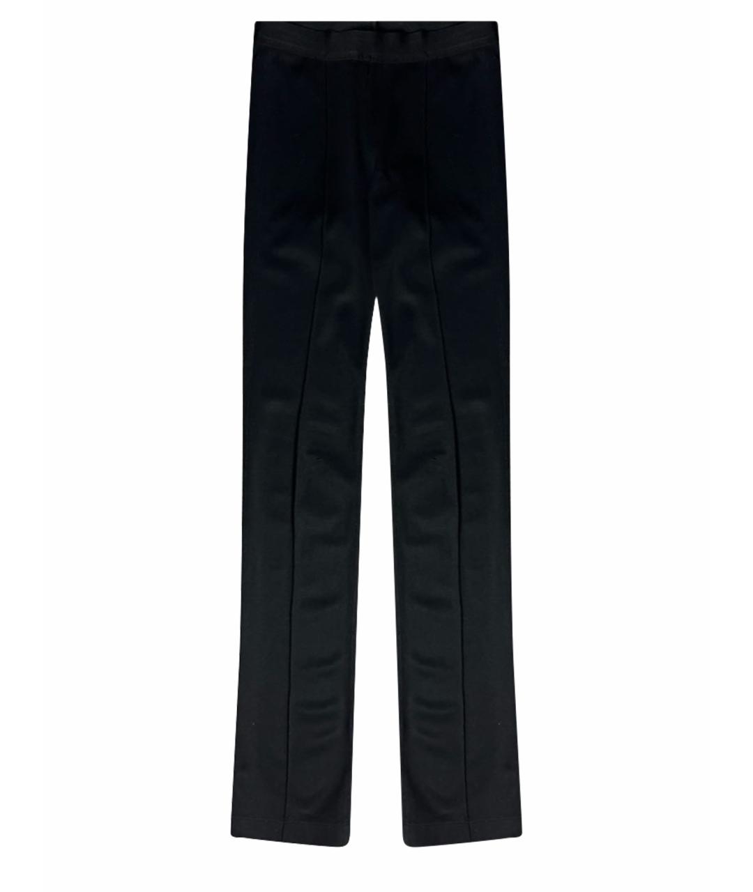 HELMUT LANG Черные вискозные леггинсы и велосипедки, фото 1