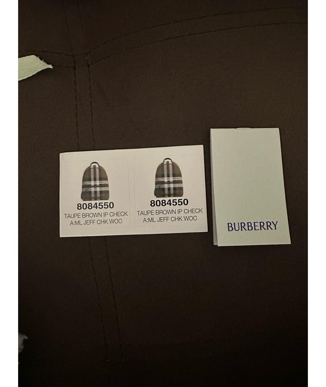 BURBERRY Коричневый рюкзак, фото 5