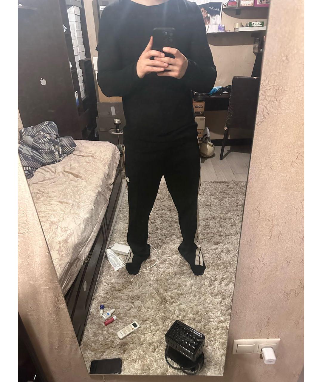 MONCLER Черные классические брюки, фото 6