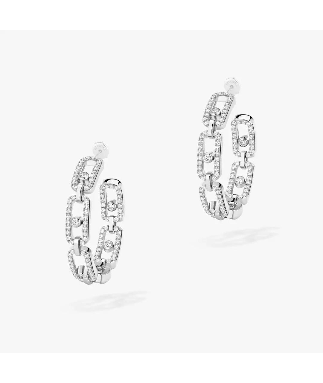 MESSIKA Серебряные серьги из белого золота, фото 4