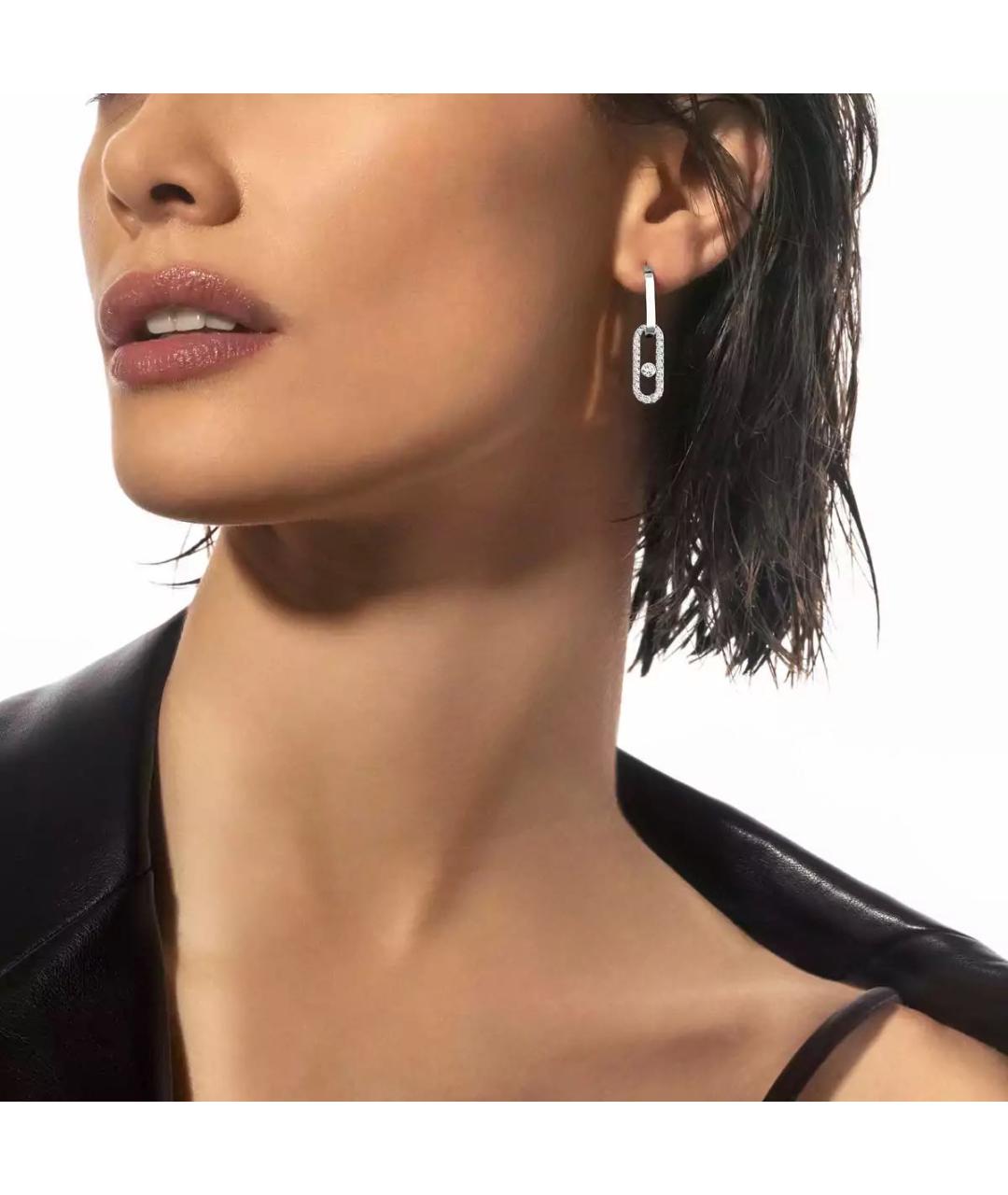 MESSIKA Серебряные серьги из белого золота, фото 7