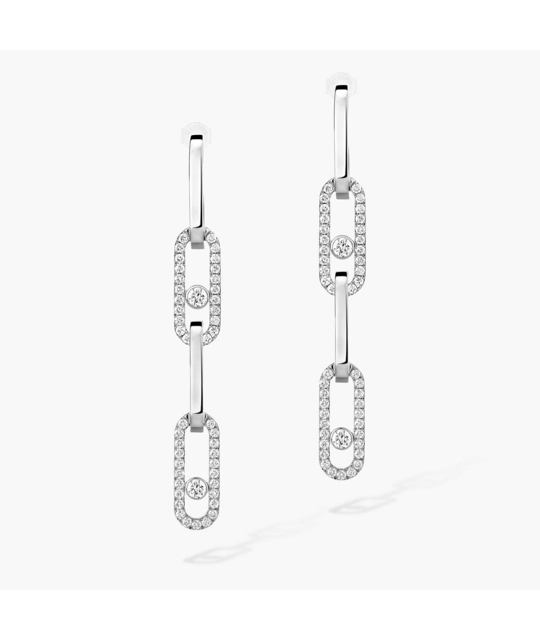 MESSIKA Серебряные серьги из белого золота, фото 8