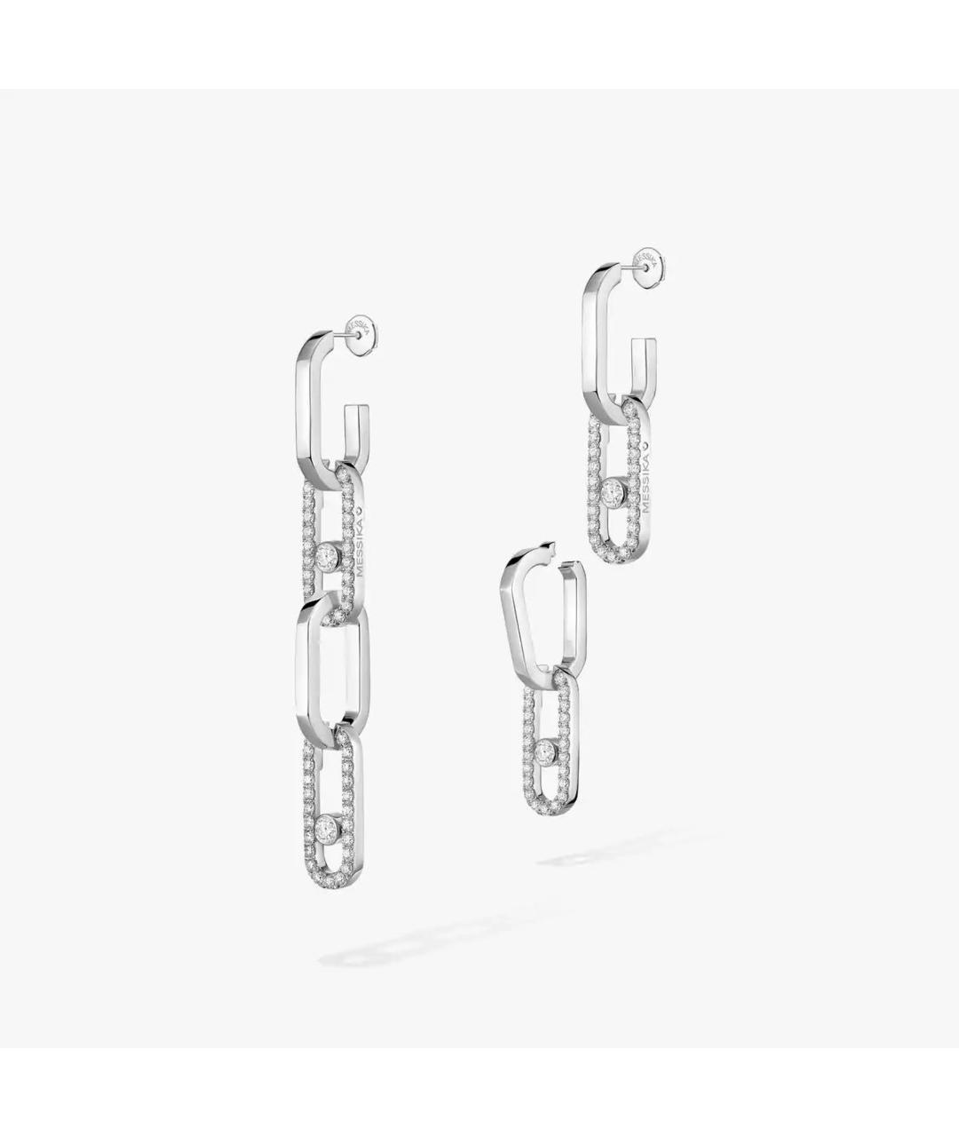 MESSIKA Серебряные серьги из белого золота, фото 4