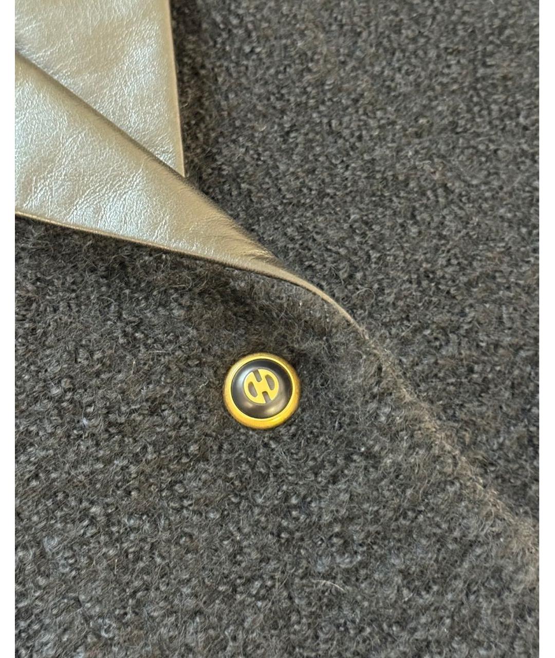 CELINE Черный шерстяной костюм с юбками, фото 3