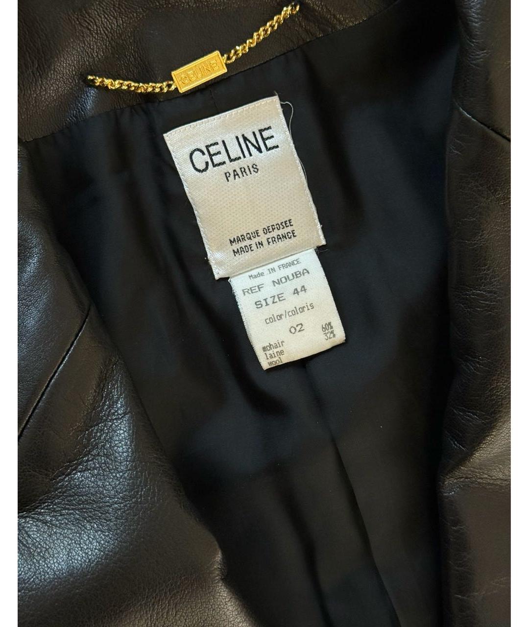CELINE Черный шерстяной костюм с юбками, фото 2