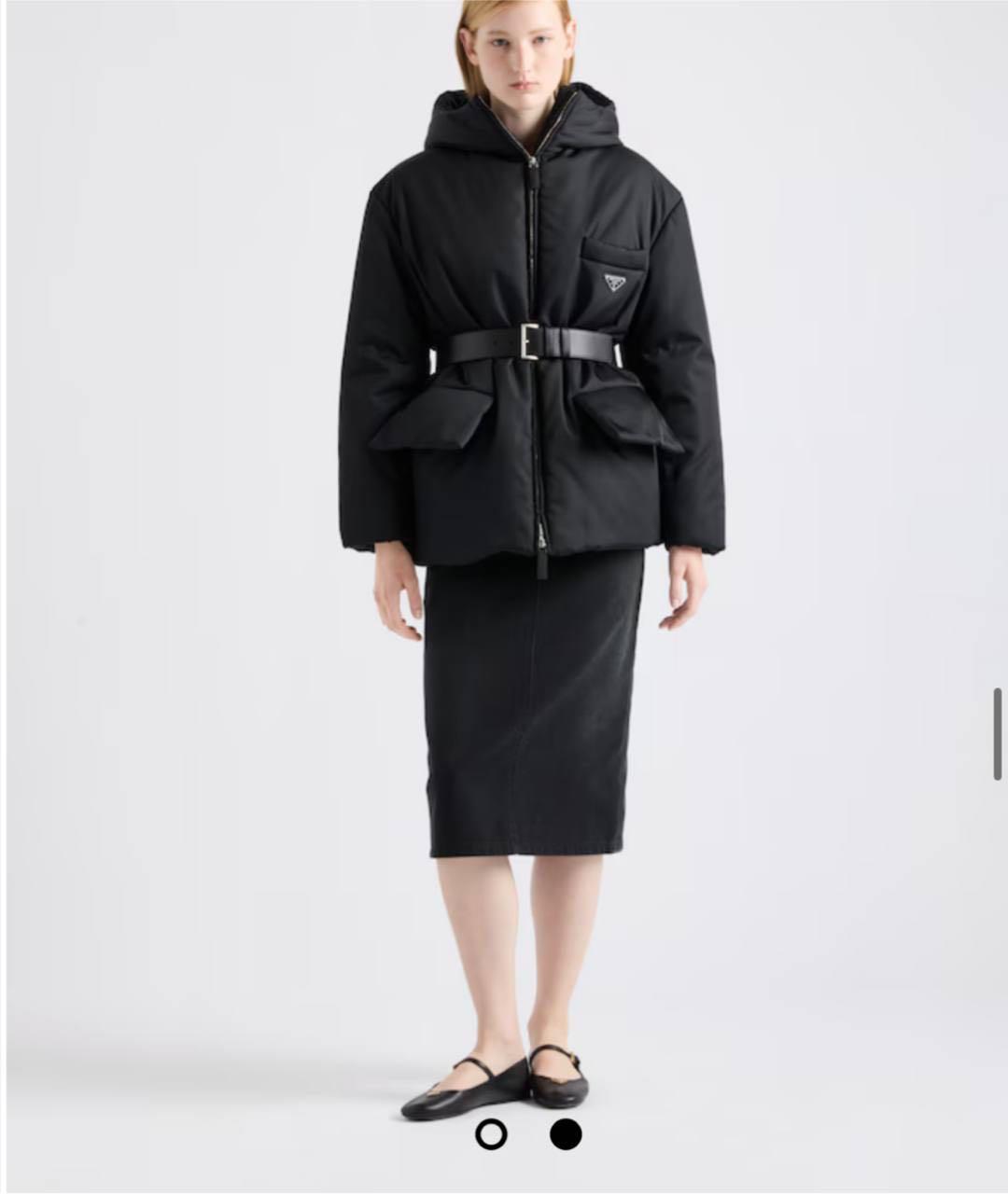 PRADA Черный пуховик, фото 2