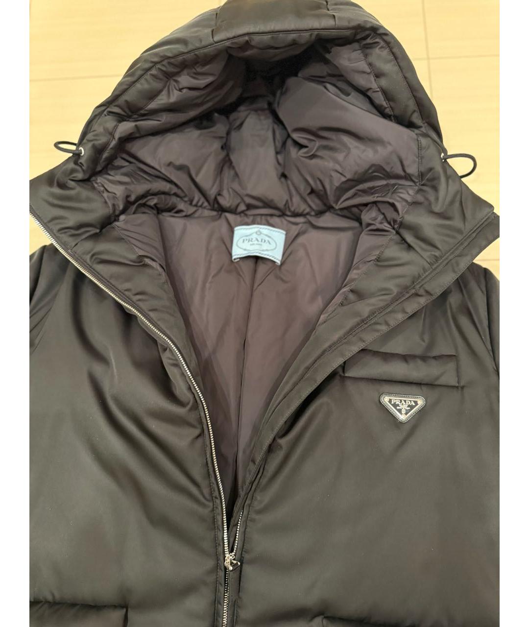 PRADA Черный пуховик, фото 3