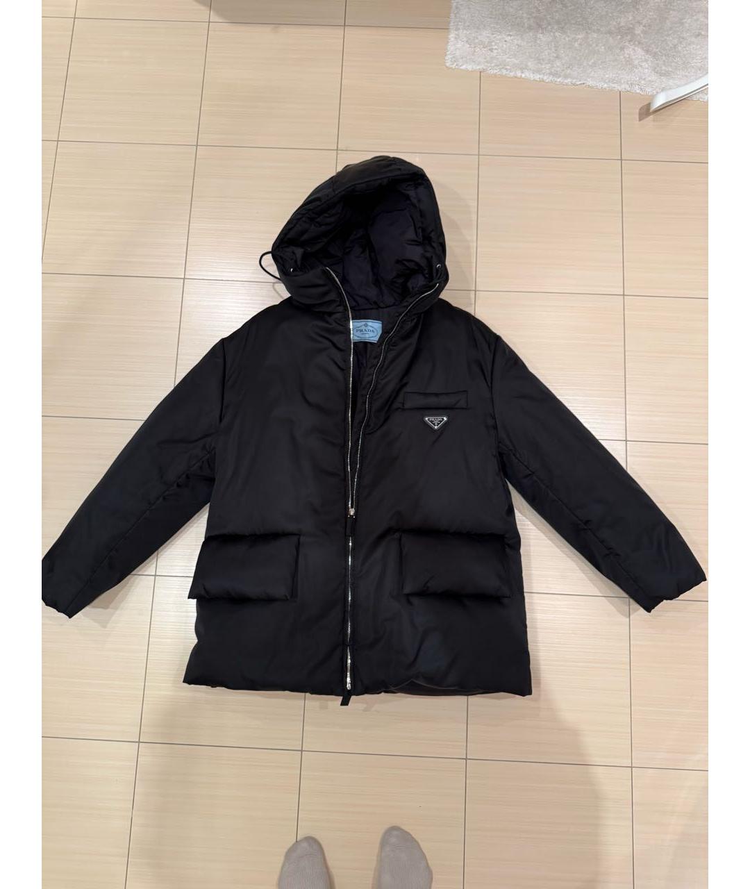 PRADA Черный пуховик, фото 4