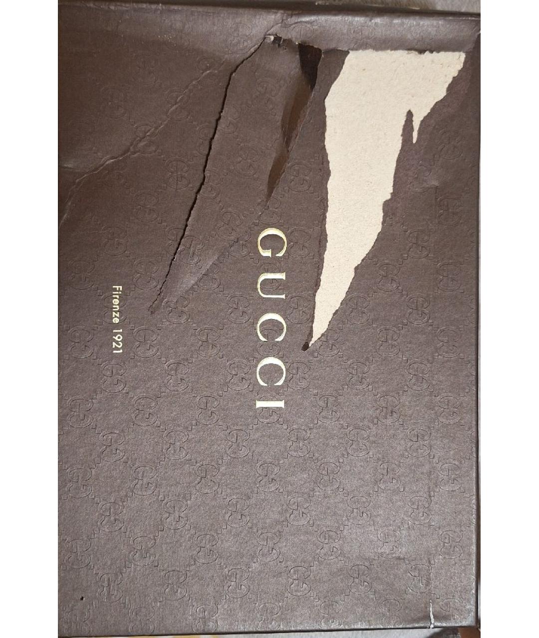 GUCCI Бежевые замшевые туфли, фото 8