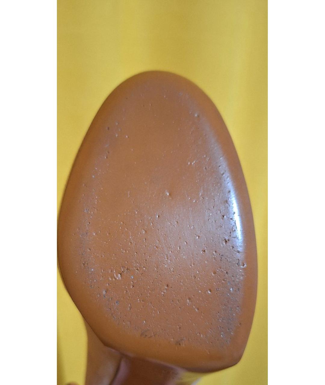 GUCCI Бежевые замшевые туфли, фото 7