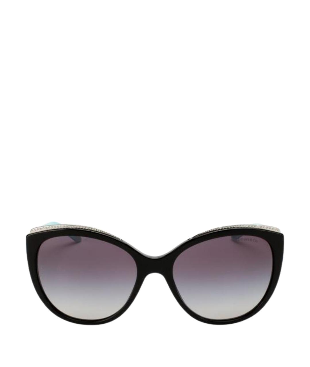 TIFFANY&CO Черные пластиковые солнцезащитные очки, фото 1