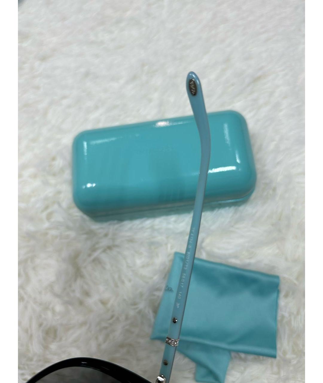 TIFFANY&CO Черные пластиковые солнцезащитные очки, фото 7