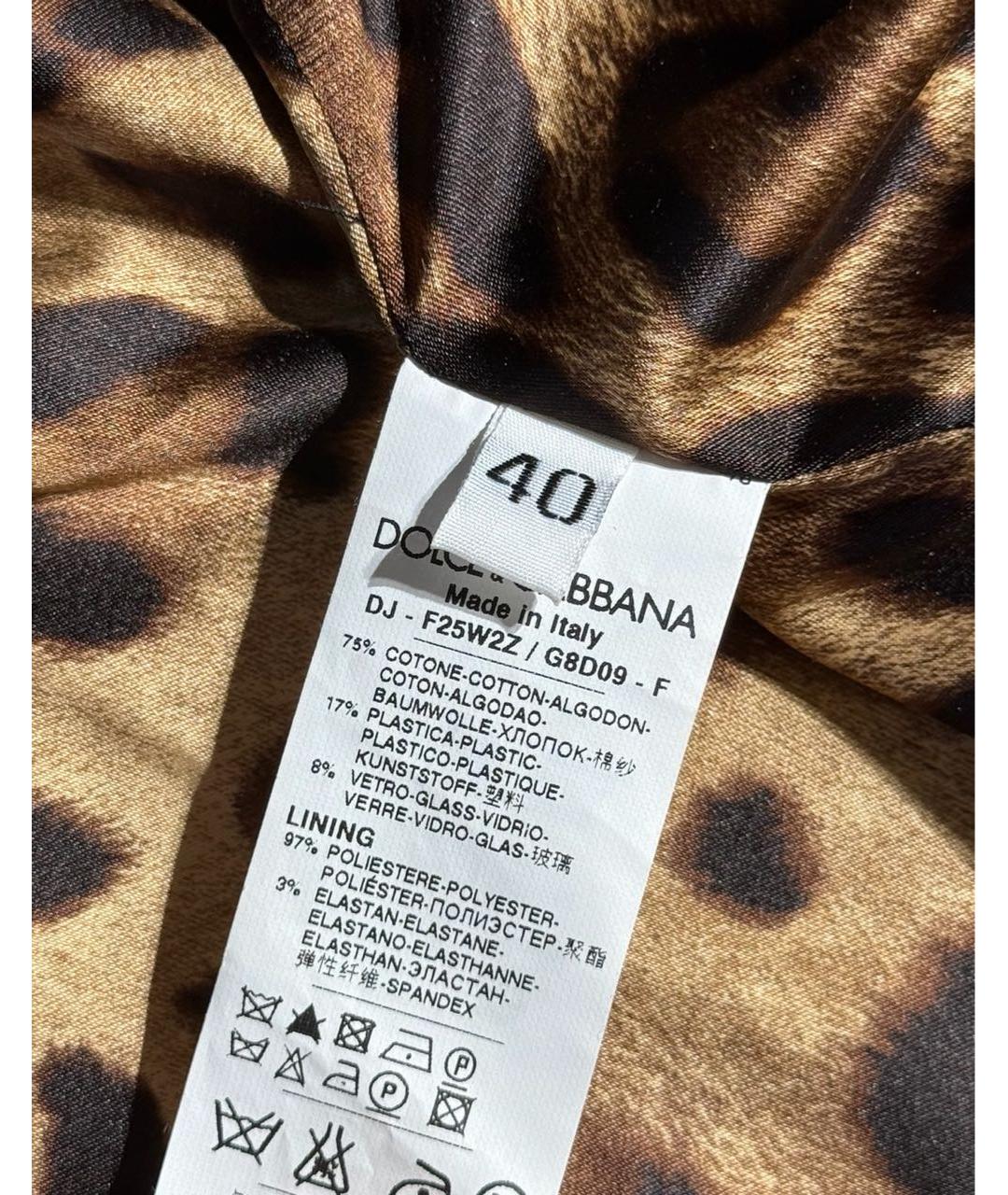 DOLCE&GABBANA Голубой деним жакет/пиджак, фото 7