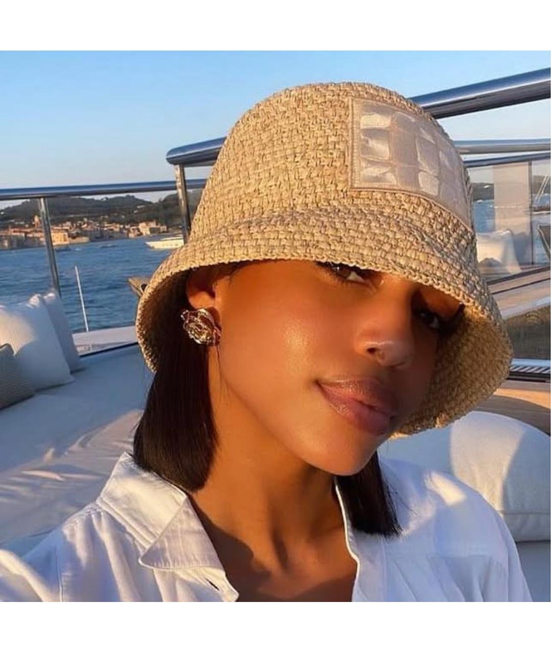 JACQUEMUS Бежевая панама, фото 6