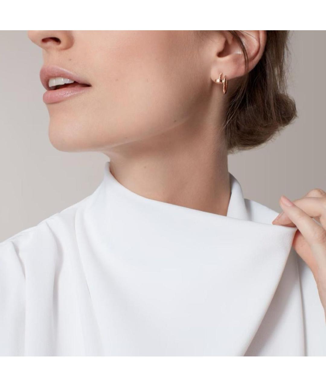 CARTIER Золотые серьги из розового золота, фото 3