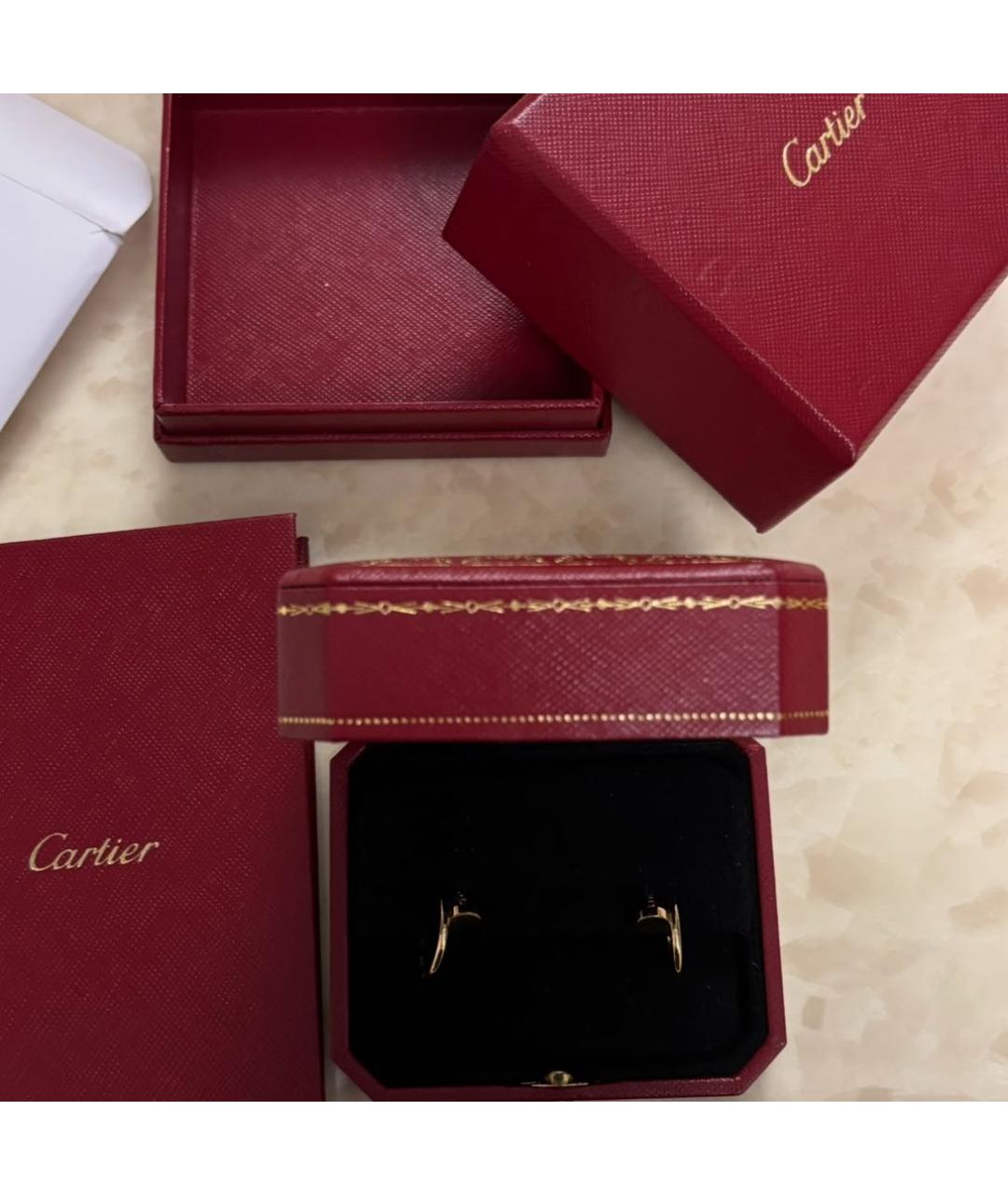 CARTIER Золотые серьги из розового золота, фото 4