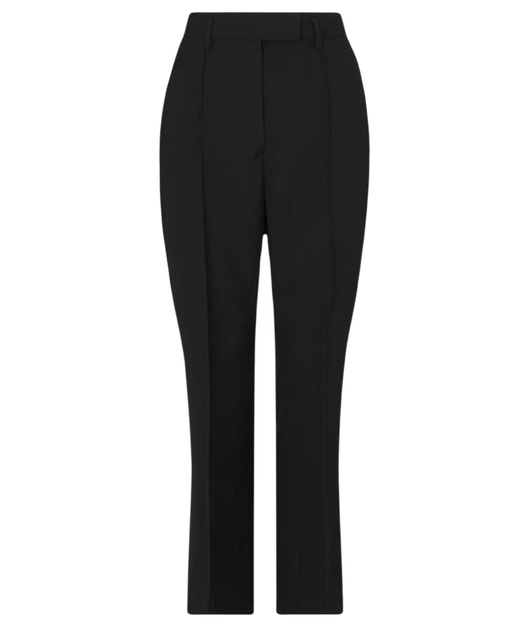 ACNE STUDIOS Черные шерстяные брюки широкие, фото 1