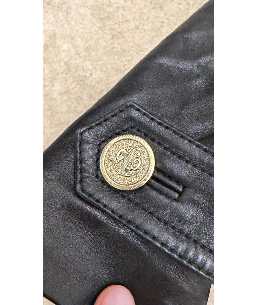 GUCCI Черный кожаный жакет/пиджак, фото 5