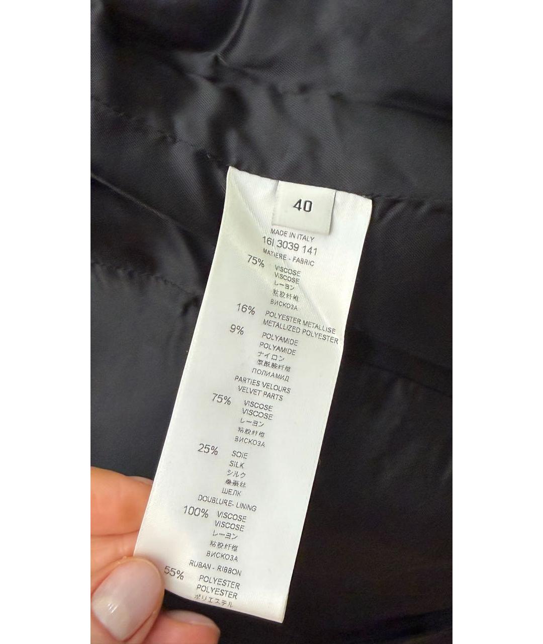 GIVENCHY Золотой вискозный жакет/пиджак, фото 3