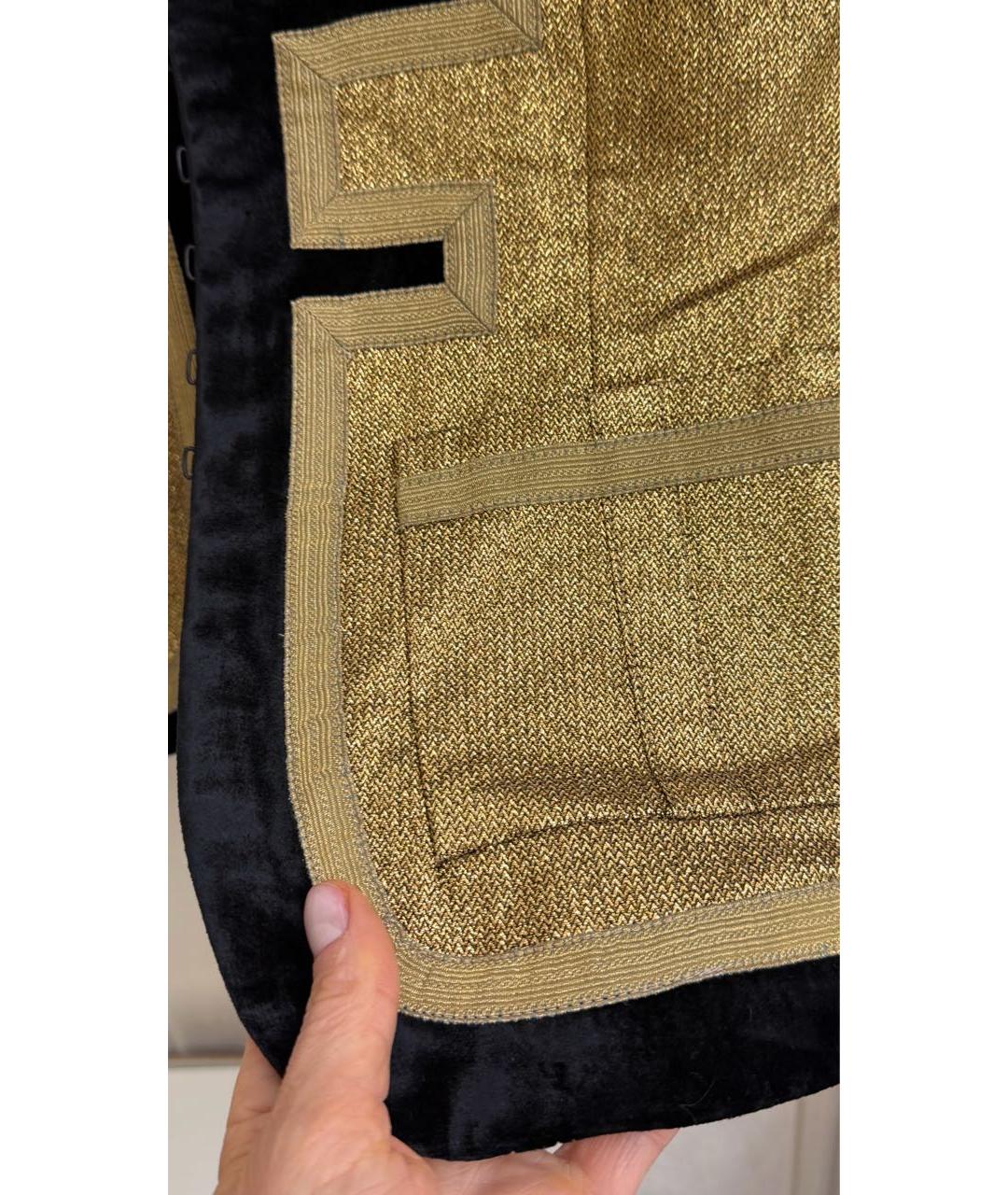 GIVENCHY Золотой вискозный жакет/пиджак, фото 5