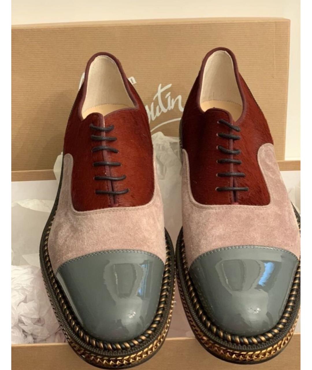 CHRISTIAN LOUBOUTIN Мульти кожаные брогги и оксфорды, фото 2