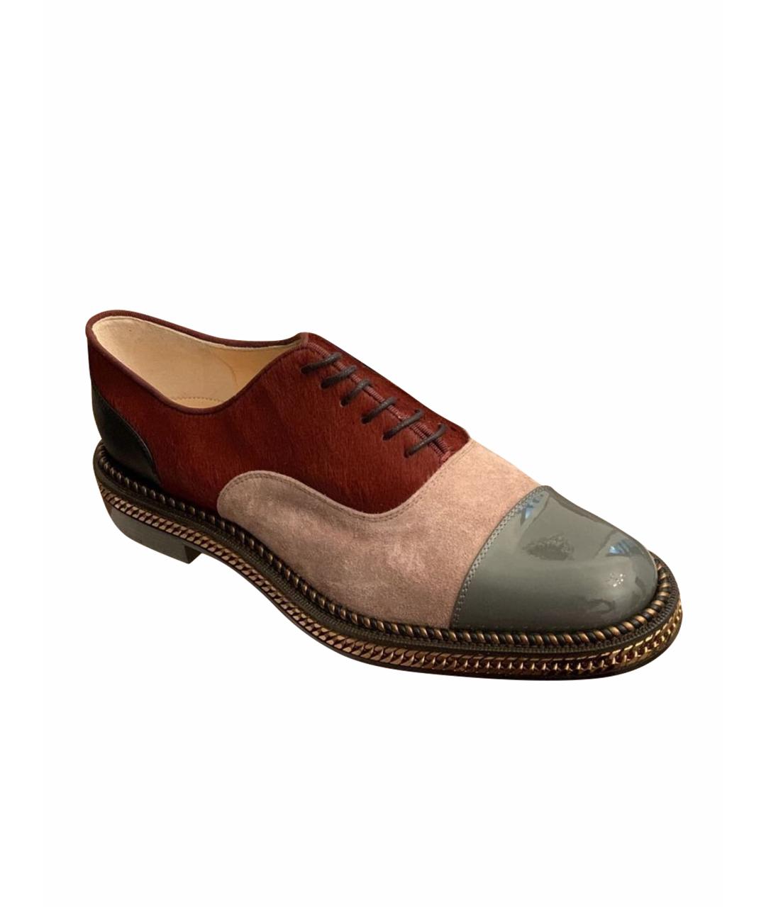 CHRISTIAN LOUBOUTIN Мульти кожаные брогги и оксфорды, фото 1