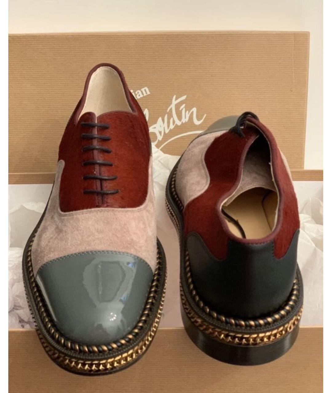 CHRISTIAN LOUBOUTIN Мульти кожаные брогги и оксфорды, фото 3
