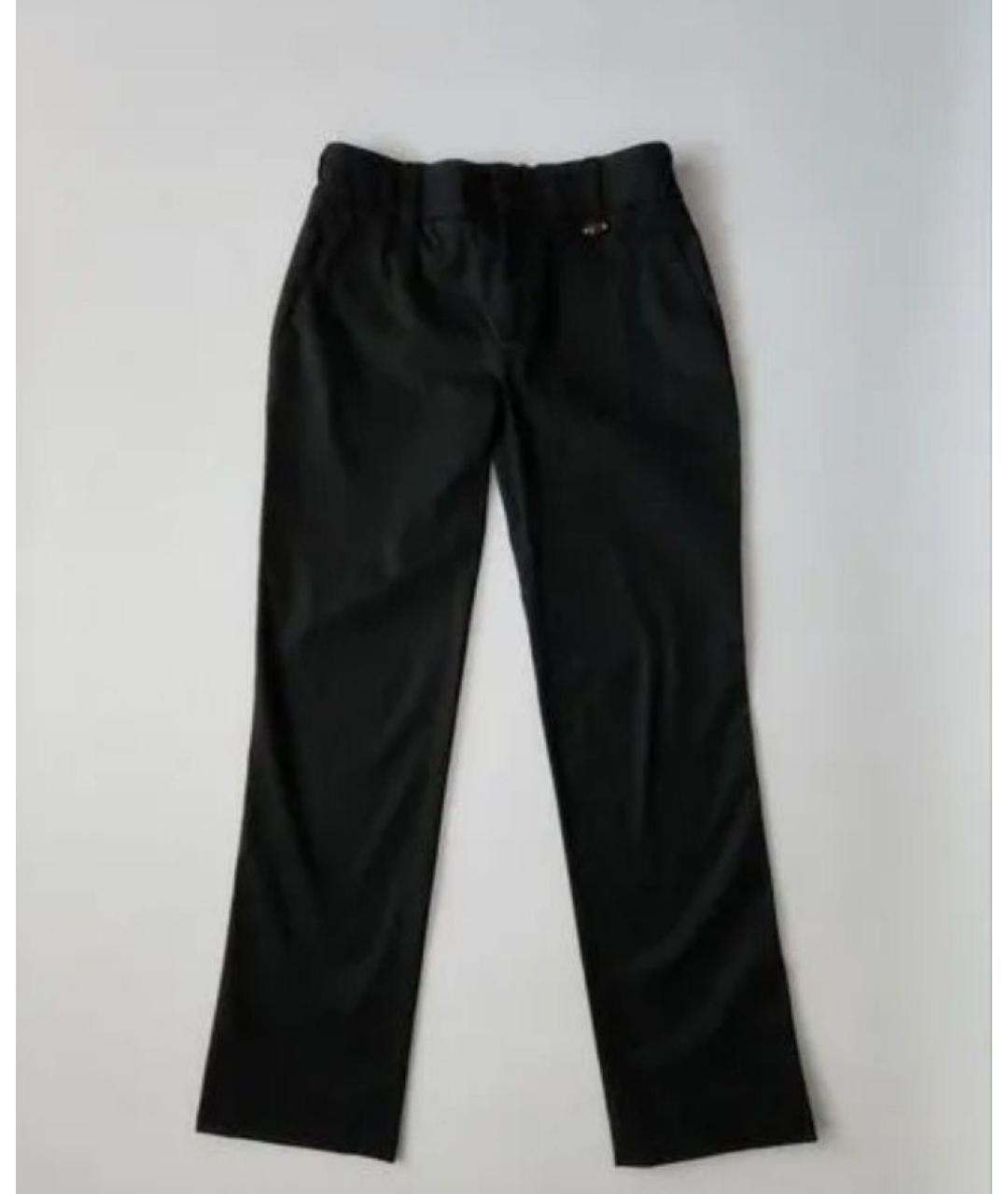 GUCCI Черные шерстяные брюки узкие, фото 6