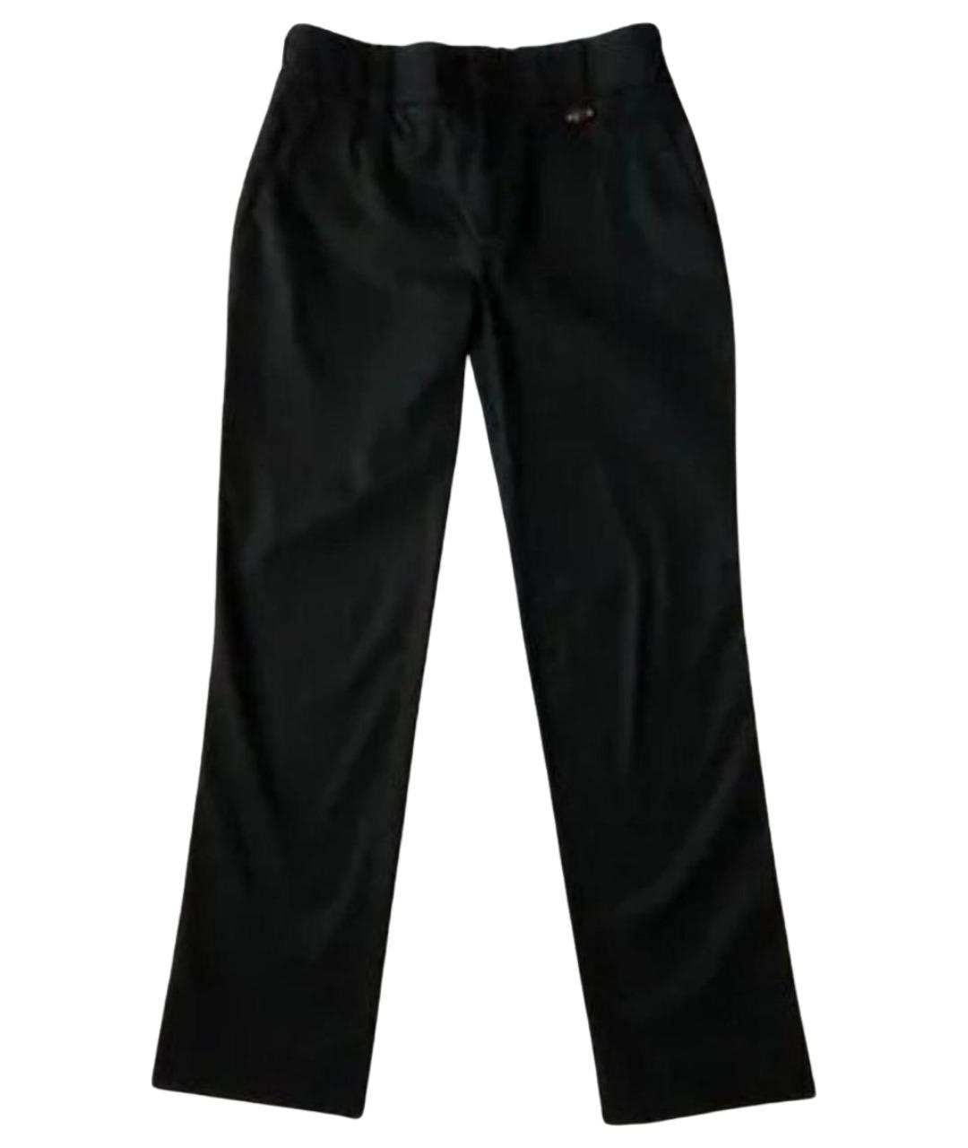 GUCCI Черные шерстяные брюки узкие, фото 1