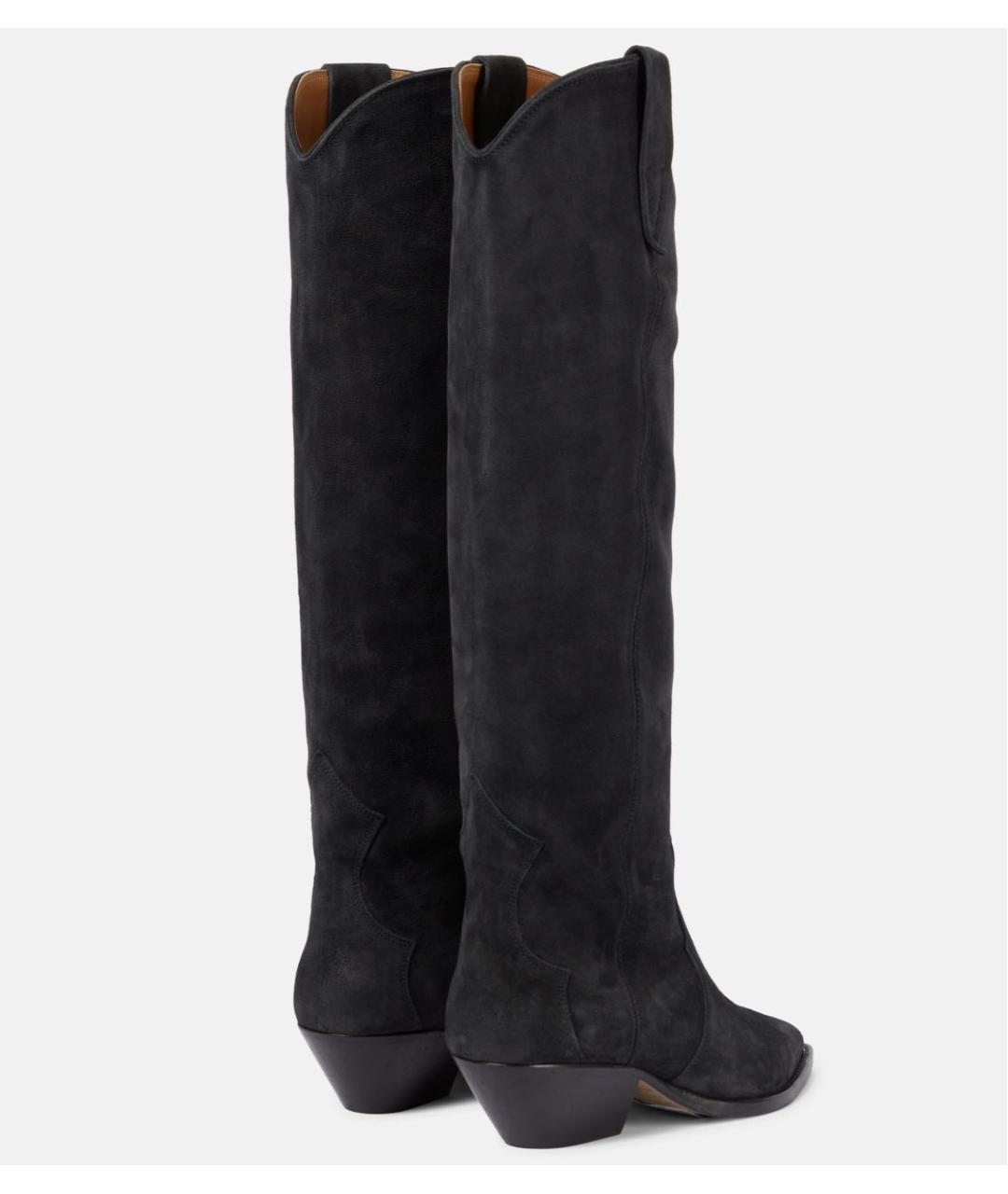 ISABEL MARANT Черные замшевые сапоги, фото 4