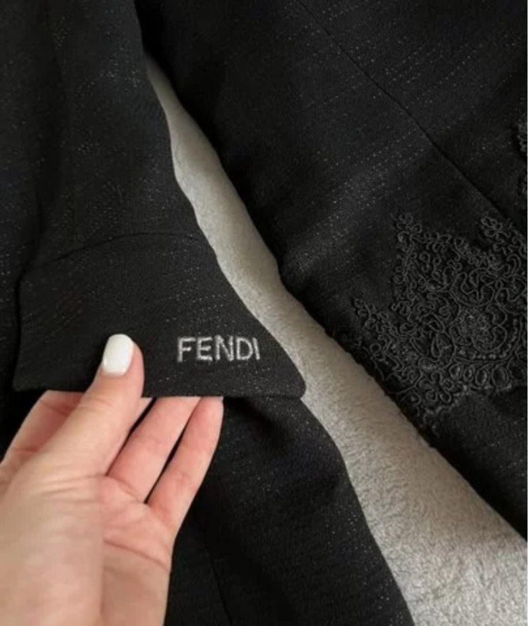 FENDI Черный жакет/пиджак, фото 6
