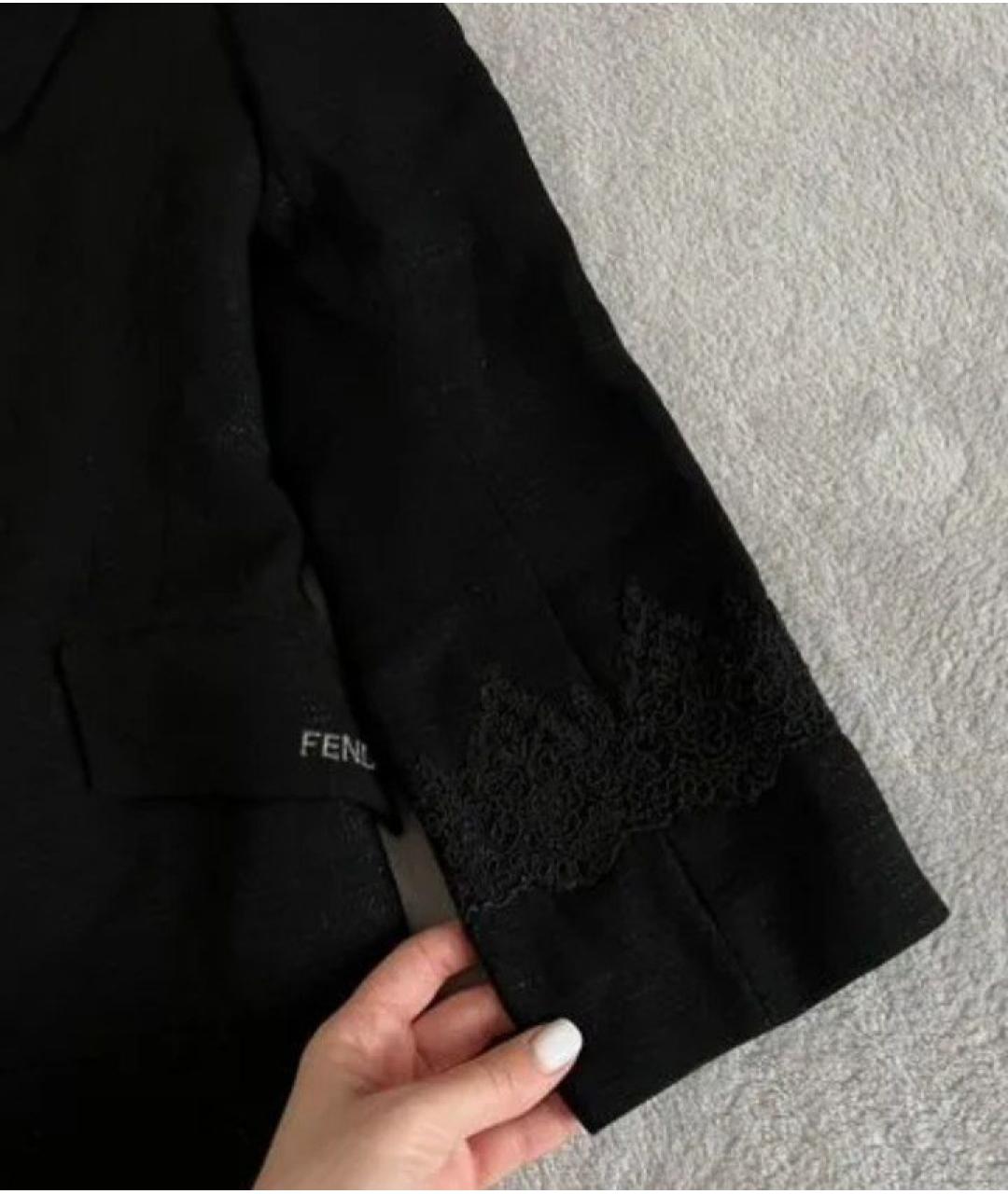 FENDI Черный жакет/пиджак, фото 5
