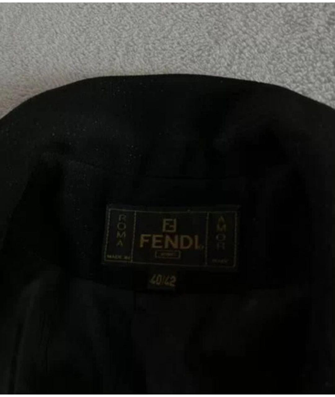 FENDI Черный жакет/пиджак, фото 2